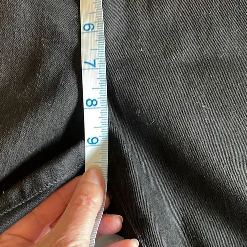 Ralph Lauren Lauren Jeans Co Womens Side Zip Denim Dress Jeans Pants Black 8