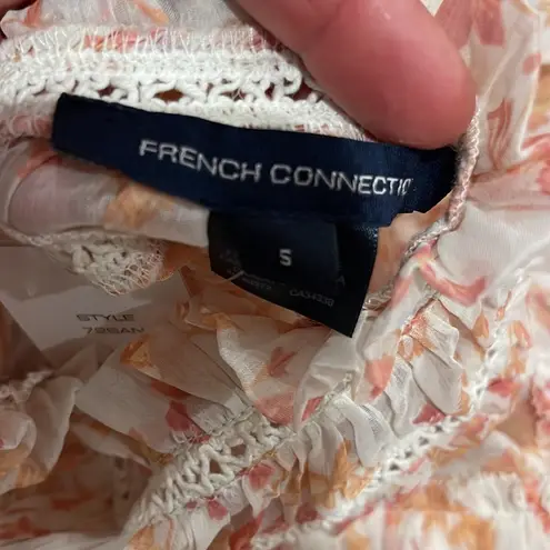 French Connection  Women Diana Ruffled Burnout Blouse