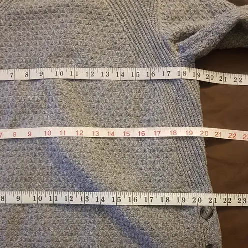 J.Jill Womens Sweater Sz Small Textured Side Button Modern Trendy Cozy Autumn