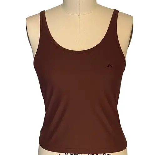 2 Pc. DOMINATOR Activewear Wrap Jacket & Matching Tank Top ~ Women's Size LARGE Brown