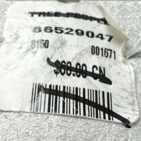 Free People  Whitney Hoops Neutral Silver NWT Western Bohemian Earrings Stones