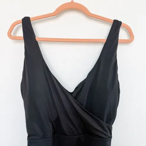 ANDIE NWT Belmar One Piece Swimsuit Black Size Large Minimalist Resort Beach