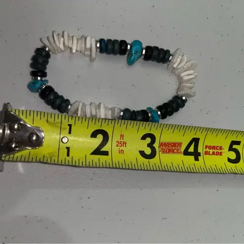 None 💙 Beaded Turquoise Bracelet