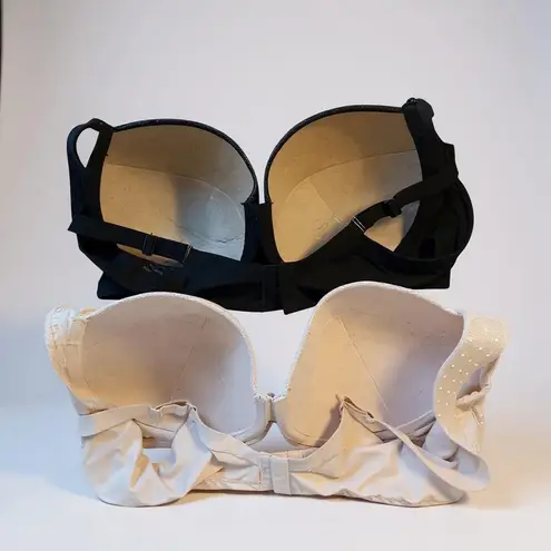 Soma Intimates Stunning Support Full Coverage Bra 40DD Black Beige Lace Size undefined - Image 2