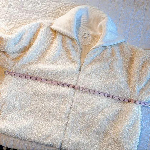 Haven Well Within Sherpa Jacket XXL Zip NEW NWT White