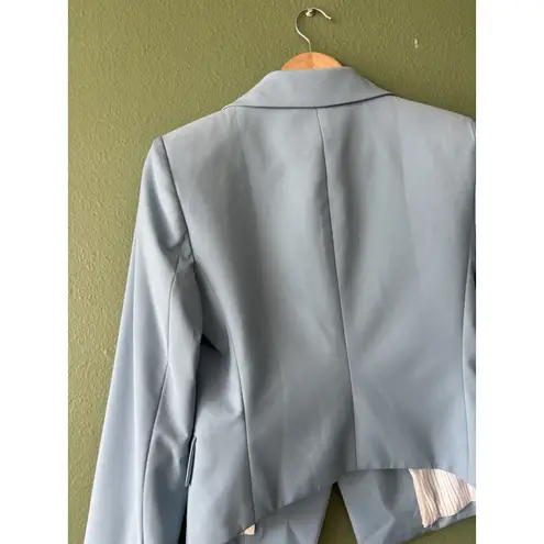 Veronica Beard Hosanna Dickey Blazer Jacket In Sea Glass New Size 4
