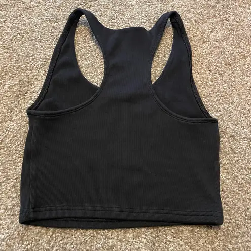 Pact On the Go crop top black medium cotton