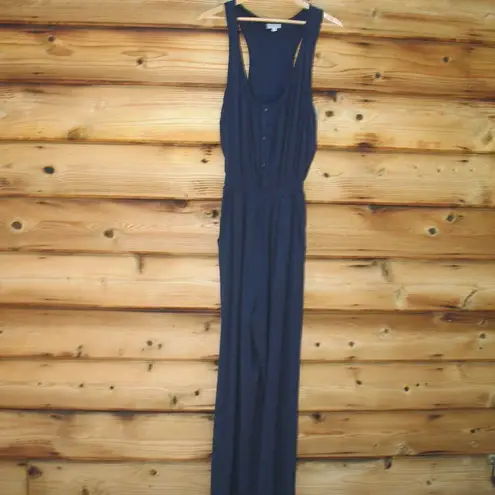 The Odells Blue Soft Tencel Jumpsuit Pants Blue Size L