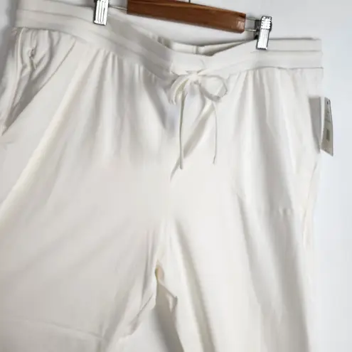 Zac and Rachel Tie Waist Crop Pants in Cream Color Size XXL NWT
