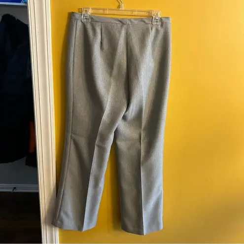 Giorgio Sant' Angelo 2 piece ladies herringbone grey professional pant suit 6 P Gray Size 6P