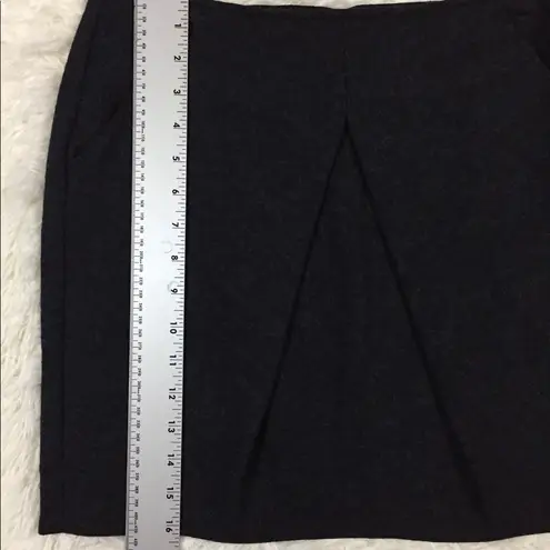 CAbi  Grey Wool Skirt 4