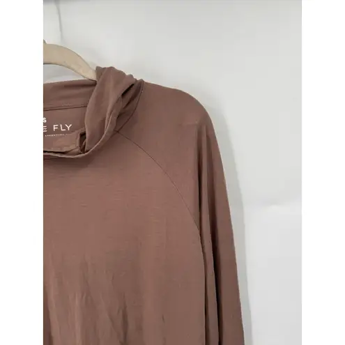 Free Fly Elevate Hoodie Women Small Heather Fig Outdoor Fishing Camping Hiking