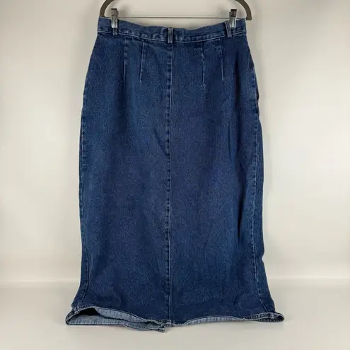 Harvé Benard Vintage Denim Long Skirt