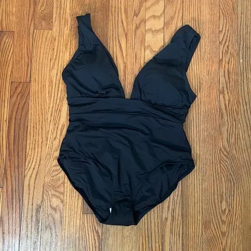 ANDIE Swim The Mykonos One Piece LT Swimsuit Black size S Tall NWT long torso