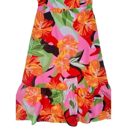 Collective Concepts *New Dress Womens XL Tropical Hawaiian Floral Travel Resort