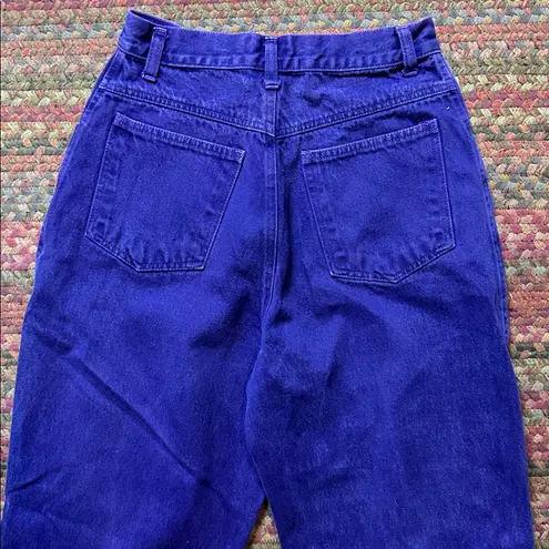 VTG SHEPLERS PURPLE HIGH RISE WESTERN JEANS Size 10