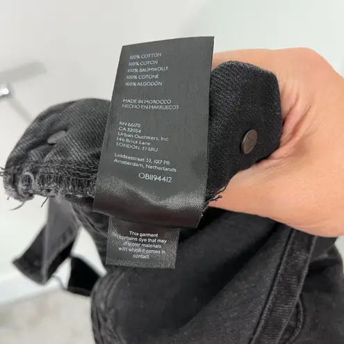 We The Free  Medium Black Ziggy Denim Shorts Overalls