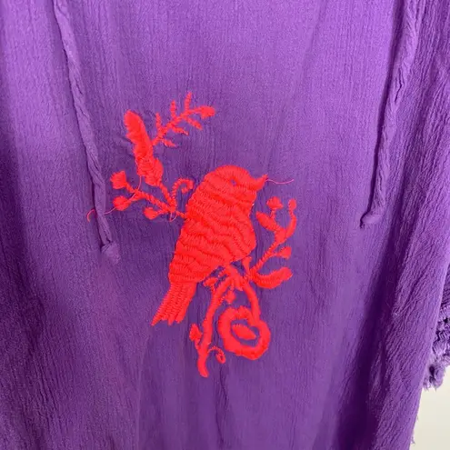 Bennett Malibu Purple Poncho One Size Size M