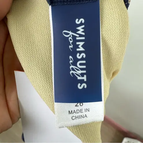 NWT Swimsuits for all Colorblock V