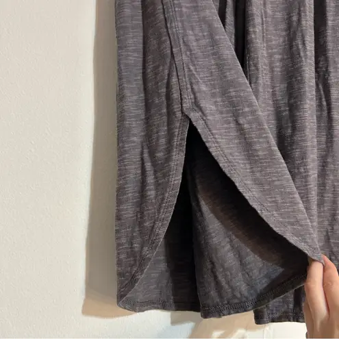 Garnet Hill Oasis Knit Wide-Leg Lounge Pajama Pants Heathered Grey Size Medium