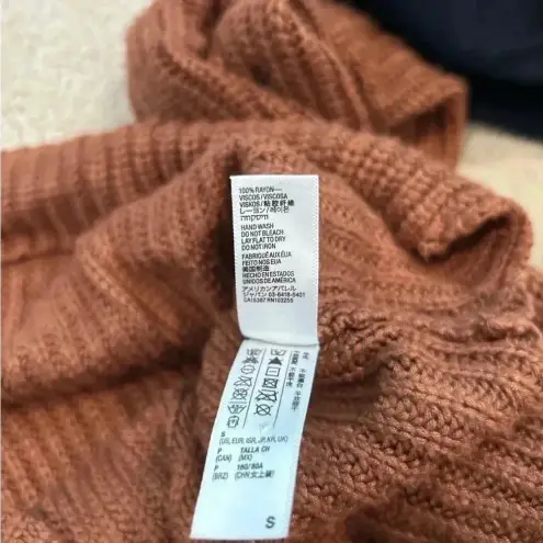 American Apparel  warm orange brown sweater in size small