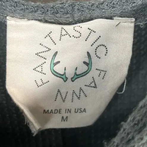 Fantastic Fawn Anthropologie Sz M Olive Green Dolman Sleeve Tunic Top