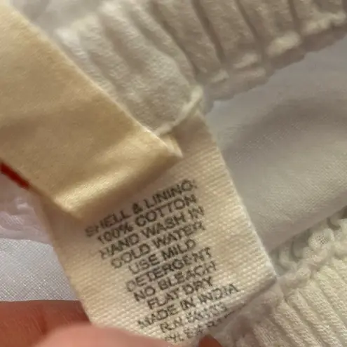 Raga Anthropologie Dress Maxi White Crochet Halter Empire Boho Swim Coverup S