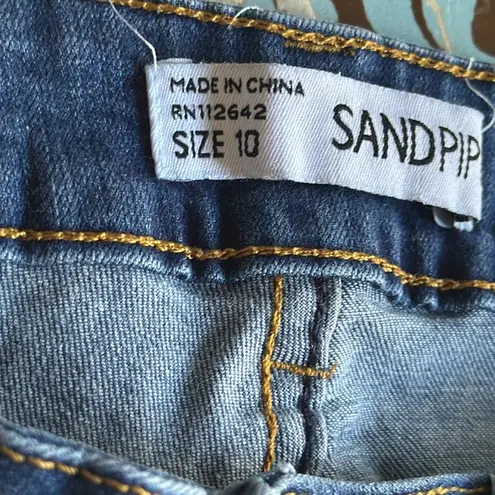 SANDPIPER EMBROIDERED JEANS Sz:10