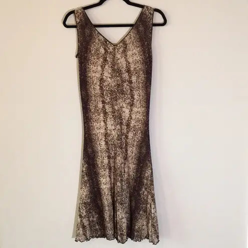 Ideology Sz XS brown & cream dress