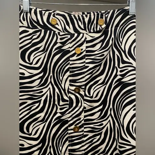 Sport Haley Black & White Zebra Printed Mini Golf Skirt Athletic Skort