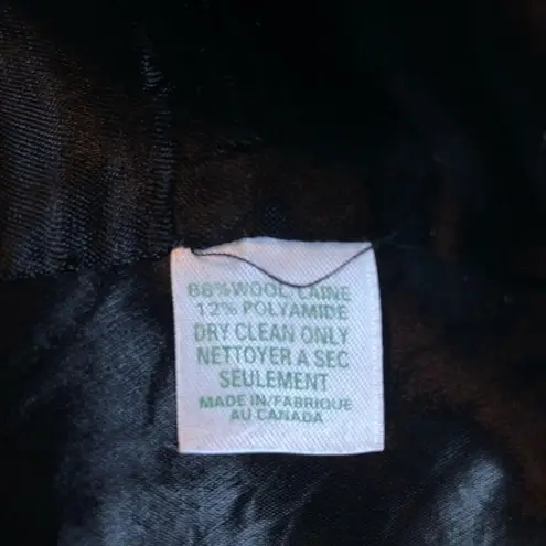 Vintage Pat McDonagh Tweed Wool Women’s Long Dress Coat 8 Medium Tan