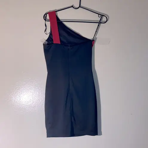 Jessica McClintock One Shoulder Body Con Sequin Dress Size 6