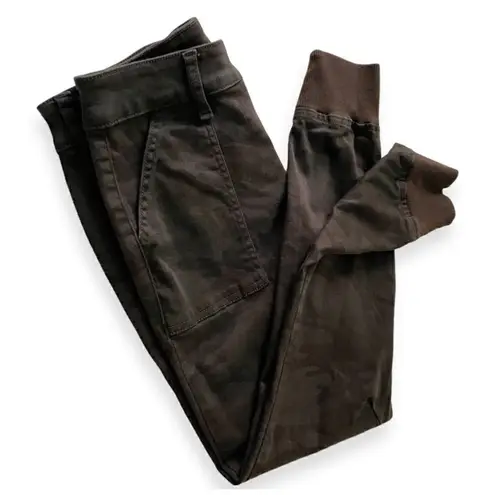 Level 99 Evereve Midnight Camo Jolie Utility Jogger Pant Size 25 Brown