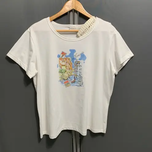 White Stag B16-NEW! Women's T-Shirt XL 16-18 Plus size Vintage VTG