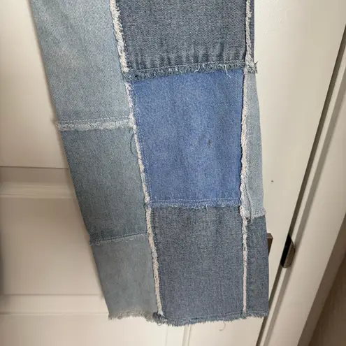 Zana Di Vintage Patchwork Flare Blue Jeans Size 13 Y2K 90”s Style Vintage Trendy