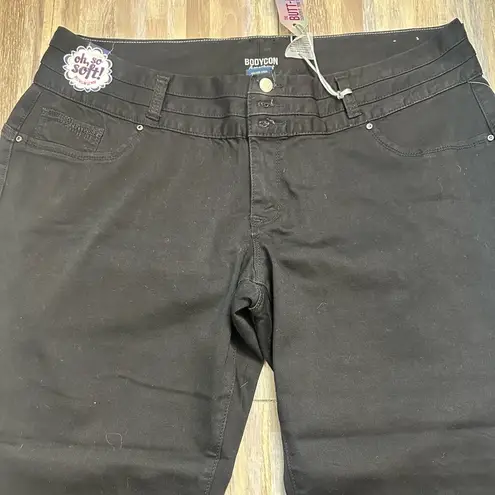 NEW Bodycon Amethyst Black Jeans, Size 24