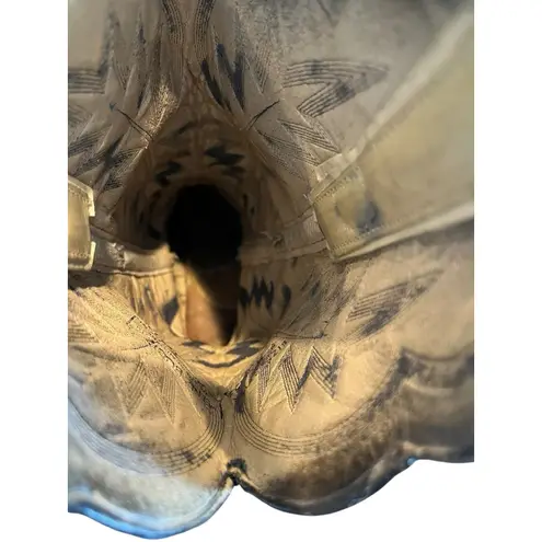 Vintage Cowboy Boots Jeenz Bootz Stiletto Womens Black Western Boots Size 9 M