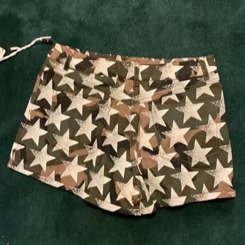 Valentino Garavani Valentino Denim Star Print Shorts size 4