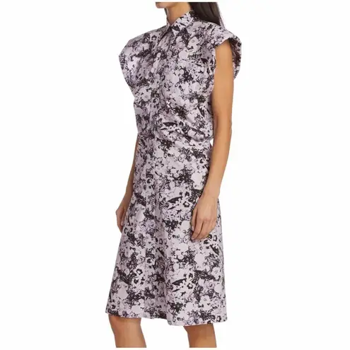 Remain Birger Christensen Marika Printed Pastel Lilac Dress Size US 6 EU…