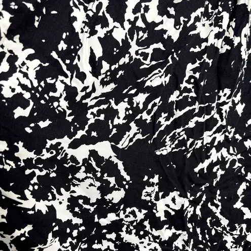 Rafaella Black and White Patterned Maxi Skirt