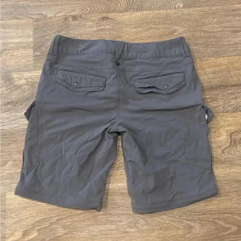prAna Women’s Grey Cargo Shorts – Size 6
