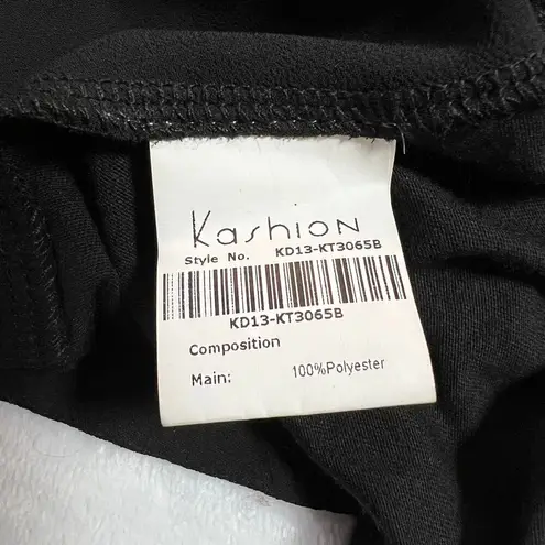 Kashion Sleeveless Scoop Neck Mixed Media Studded Tank Size X