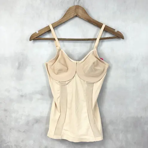 Slimmers Womens Nude Shapewear Cami 36B Medium Control Sears Sculpt Tank Tan Size undefined