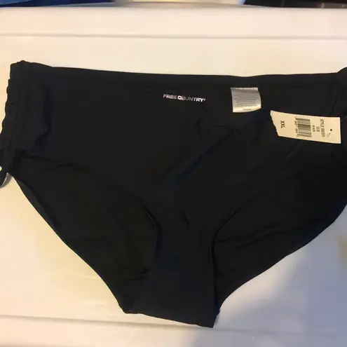 Free Country - XXL Black Women's Side Ruched…