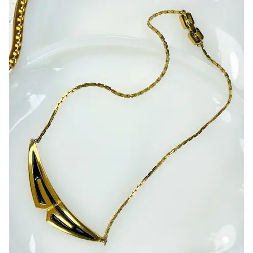 Givenchy Couture Gold Abstract Logo Necklace