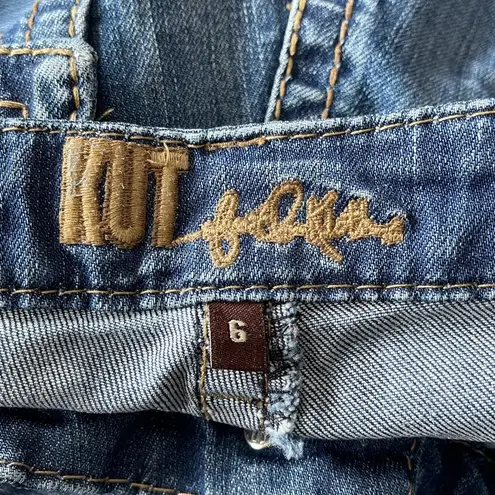 Kut From The Kloth  size 6 Tabbed pocket straight leg denim jean pants