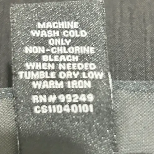 Maggie Barnes Womens Maxi Skirt 1X Black Crinkle Flowy Boho Western Prairie