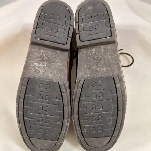 Carolina Comfort Womens Sz 10 M Steel Toe Work Boots Brown Slip Oil Resistant