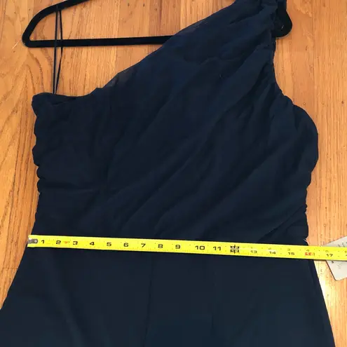 Love by Design Navy One-Shoulder Jumpsuit, M, NWT