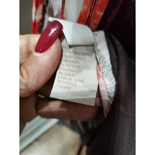 Jonathan Martin Women's Polyester Scoop Neck Short Sleeve Knee Length Dress 10